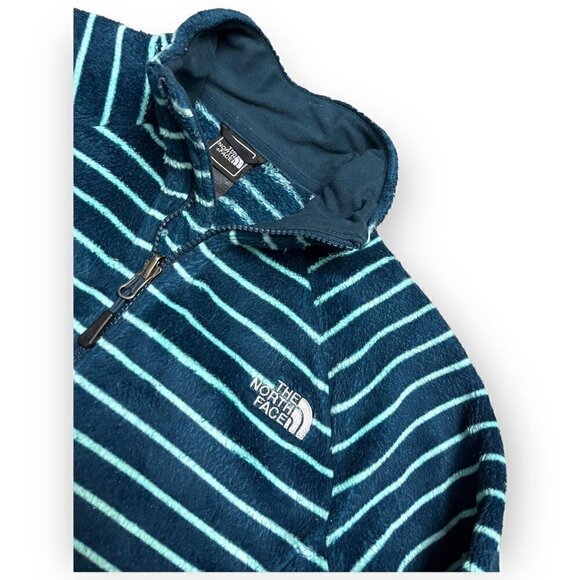The North Face Vintage FLEECE Striped Designer Outdoor Light Jacket - Womens M - Picture 2 of 3